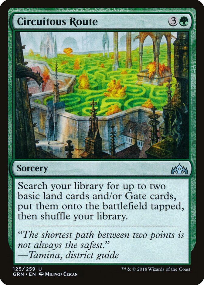 Circuitous Route - Guilds of Ravnica (Uncommon) [GRN-125]