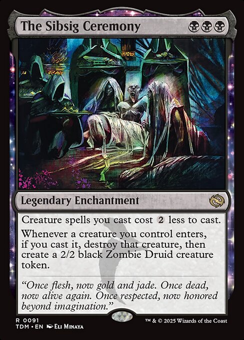 The Sibsig Ceremony – Tarkir: Dragonstorm (TDM-91) Magic: The Gathering card | LC-REM-20260804-15401862398284-5a9f2a62-1c61-4d2e-86d9-18cd84c31748