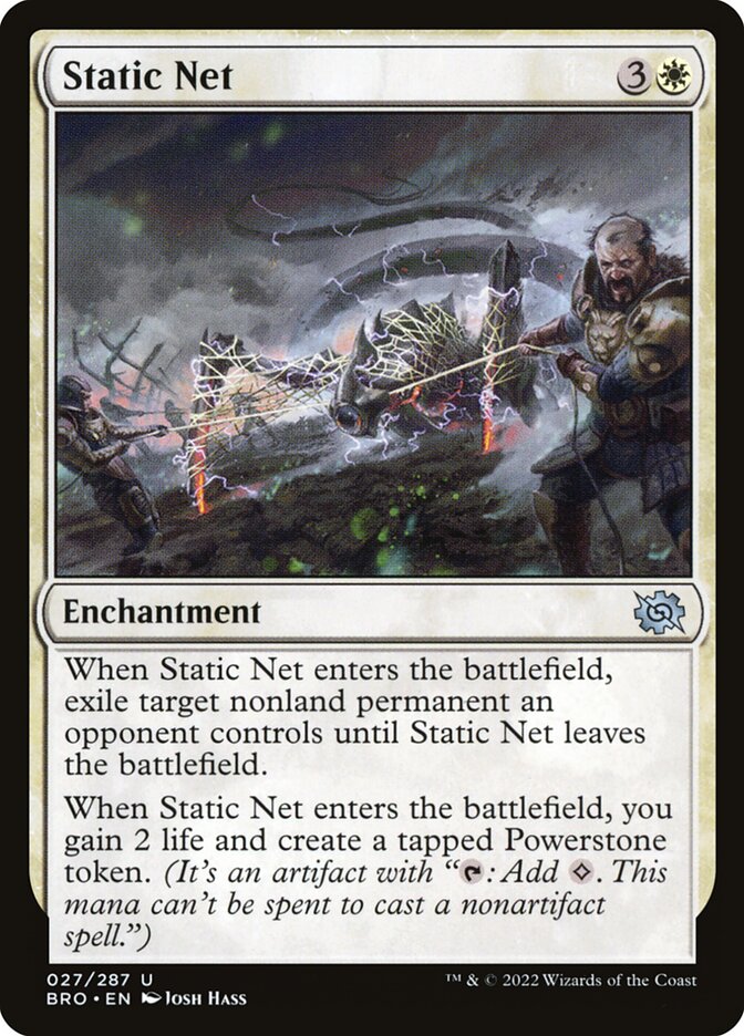 Static Net - The Brothers' War (Uncommon) [BRO-27] Image principale du produit