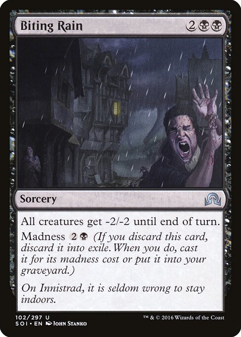 Biting Rain – Shadows over Innistrad (SOI-102) Magic: The Gathering card