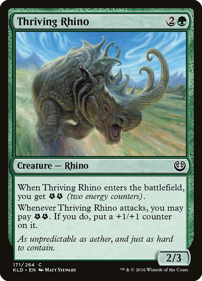 Thriving Rhino - Kaladesh (Common) [KLD-171] Hoofdafbeelding