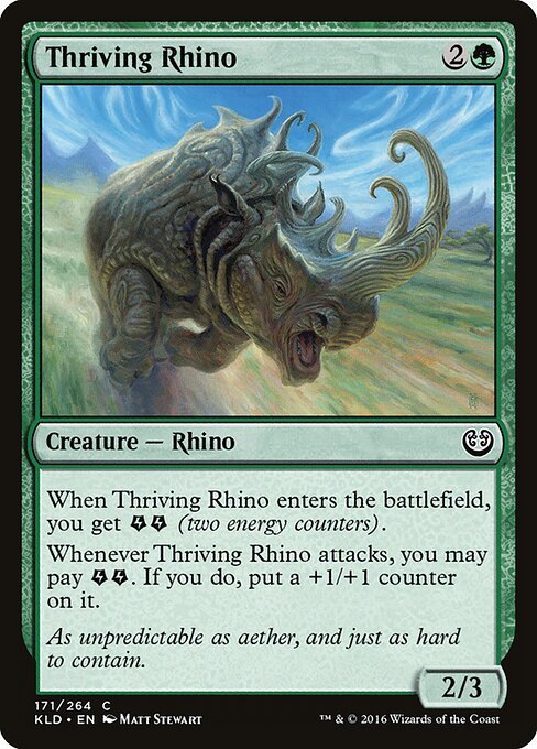 Thriving Rhino – Kaladesh (KLD-171) Magic: The Gathering card | LC-REM-20260804-15150789820748-5acf10ec-f2dd-4569-909b-ac52a9ed6adf