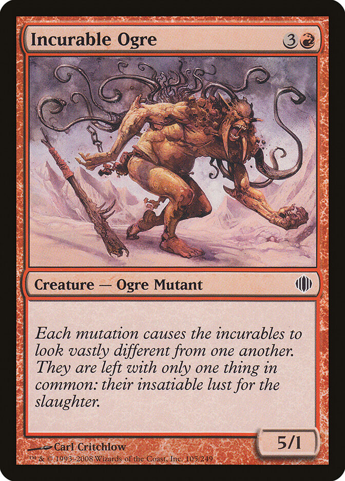 Incurable Ogre - Shards of Alara (Common) [ALA-105] Imagen principal del producto
