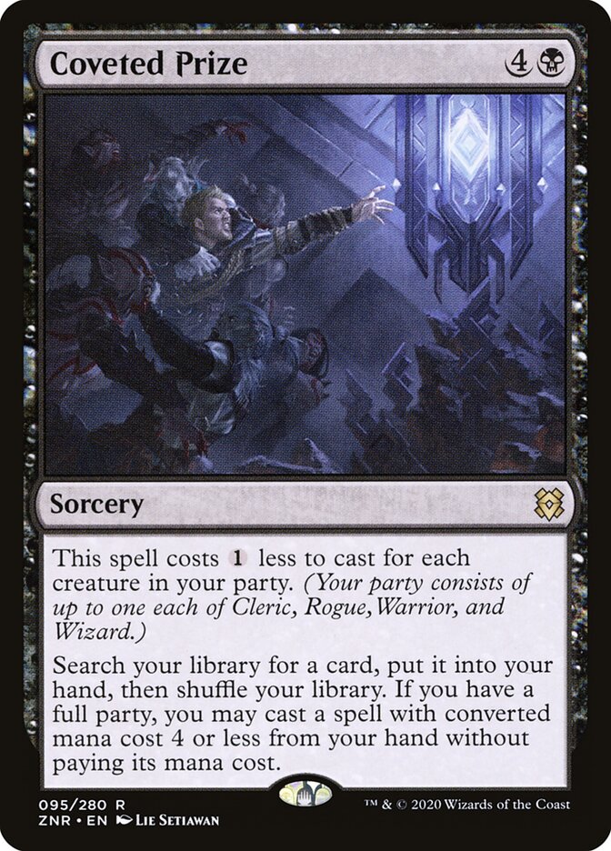 Magic-kaart Coveted Prize ZNR-95 uit Zendikar Rising (Rare) Main image