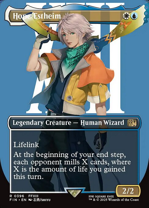 Hope Estheim – Final Fantasy (FIN-396) Magic: The Gathering card | LC-REM-20260804-15523474243916-5b1fd4c8-7de6-47cb-916a-513d04774f01 Main image