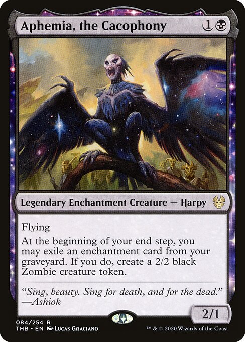 Aphemia, the Cacophony – Theros Beyond Death (THB-84) Magic: The Gathering card