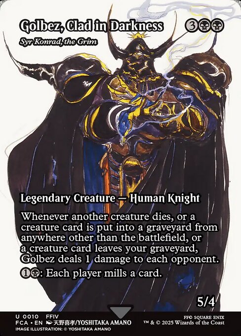 Syr Konrad, the Grim – Final Fantasy: Through the Ages (FCA-10) Magic: The Gathering card | LC-REM-20260804-15517241573708-5b40815d-0104-461e-b193-fcf5e1f35299