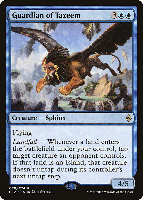 Guardian of Tazeem – Battle for Zendikar (BFZ-78) Magic: The Gathering card Main image