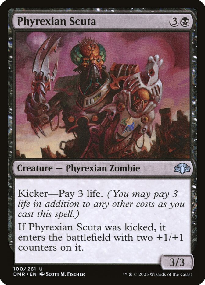 Phyrexian Scuta - Dominaria Remastered (Uncommon) [DMR-100]