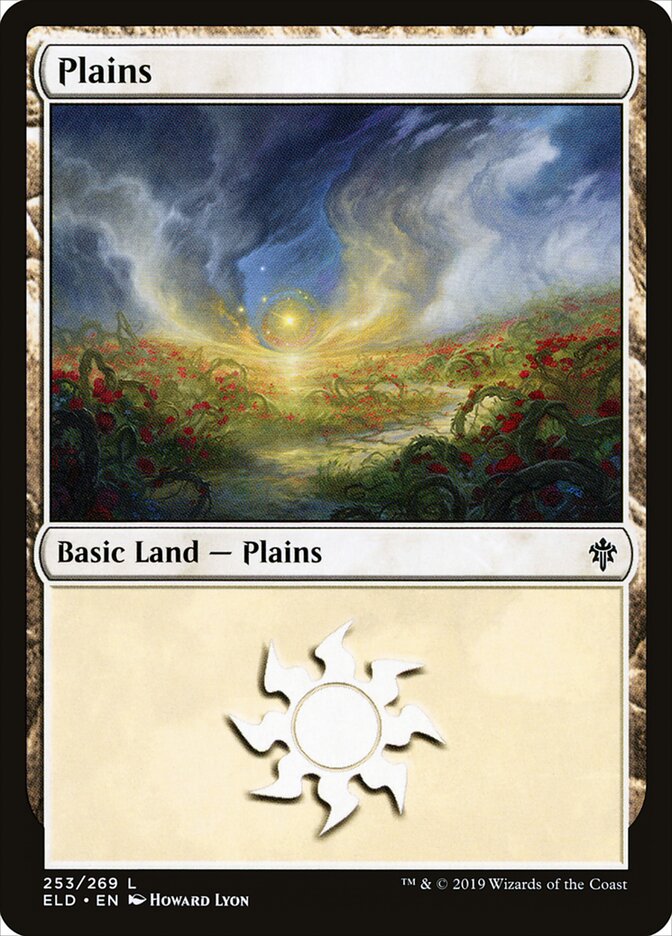 Plains (V.4) - Throne of Eldraine (Land) [ELD-253]