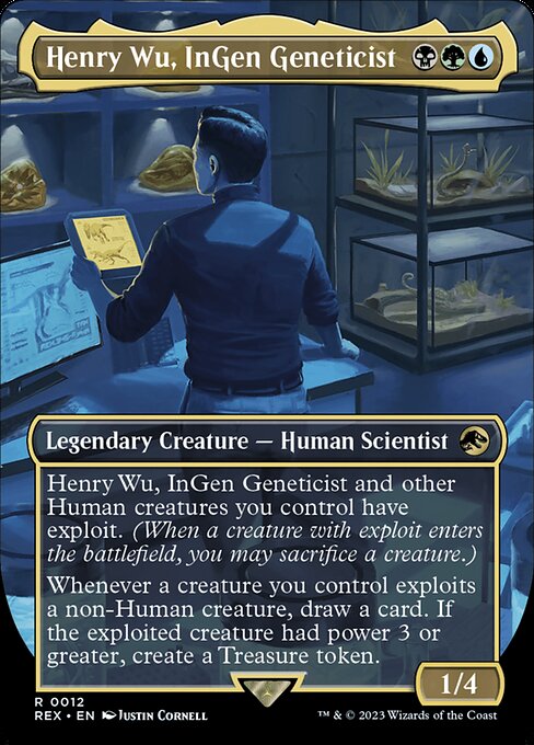 Henry Wu, InGen Geneticist – Jurassic World Collection (REX-12) Magic: The Gathering card | LC-REM-20260804-15393188938060-5b67d302-ddaa-4627-adc8-86bb665f69ad Imagen principal del producto