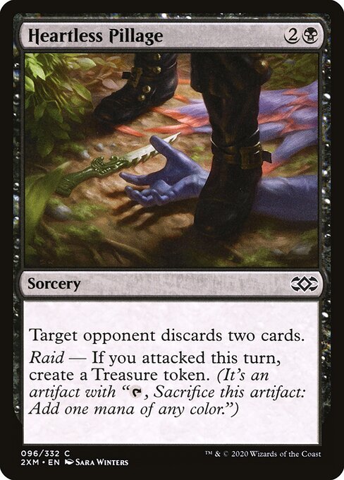 Heartless Pillage – Double Masters (2XM-96) Magic: The Gathering card Main image
