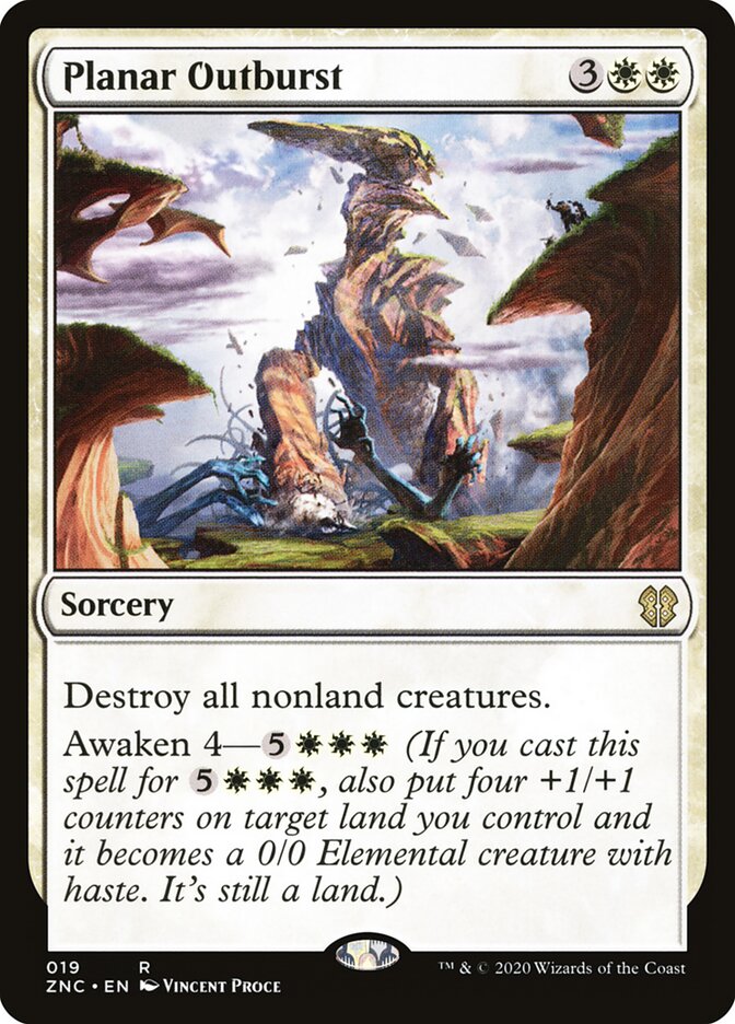 Planar Outburst - Commander: Zendikar Rising (Rare) [ZNC-19]
