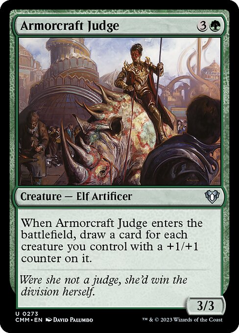Armorcraft Judge – Commander Masters (CMM-273) Magic: The Gathering card