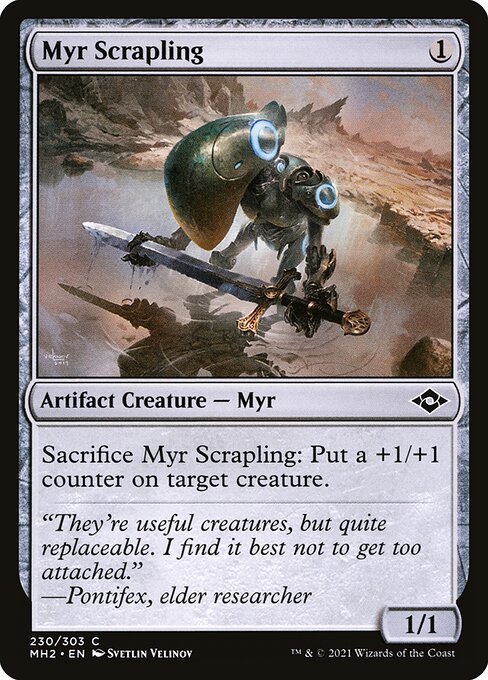 Myr Scrapling – Modern Horizons 2 (MH2-230) Magic: The Gathering card