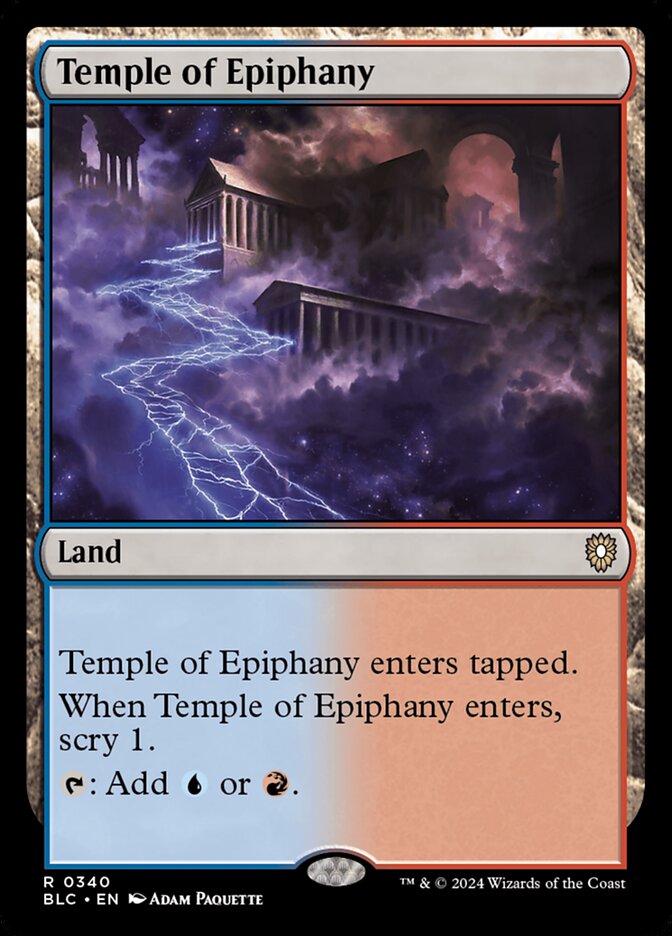 Temple of Epiphany - Commander: Bloomburrow (Rare) [BLC-340]