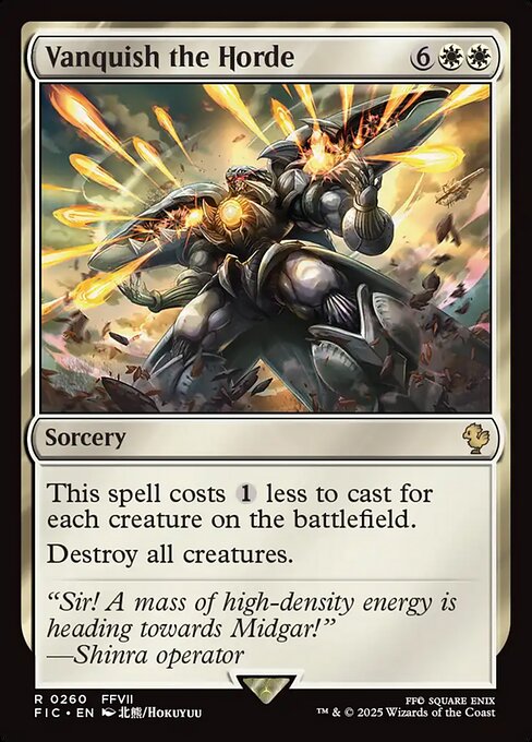 Vanquish the Horde – Final Fantasy Commander (FIC-260) Magic: The Gathering card | LC-REM-20260804-15339699011916-5bb0f6ec-6448-40bd-a819-b828b85b2118 Hoofdafbeelding