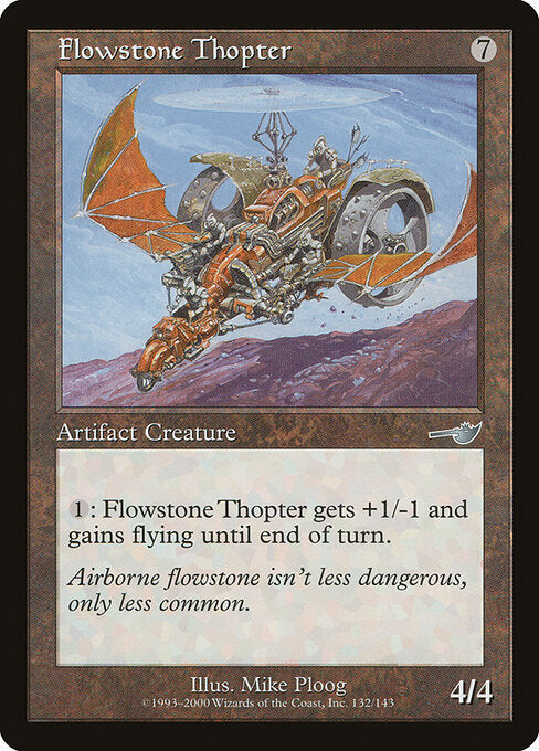 Flowstone Thopter – Nemesis (NEM-132) Magic: The Gathering card