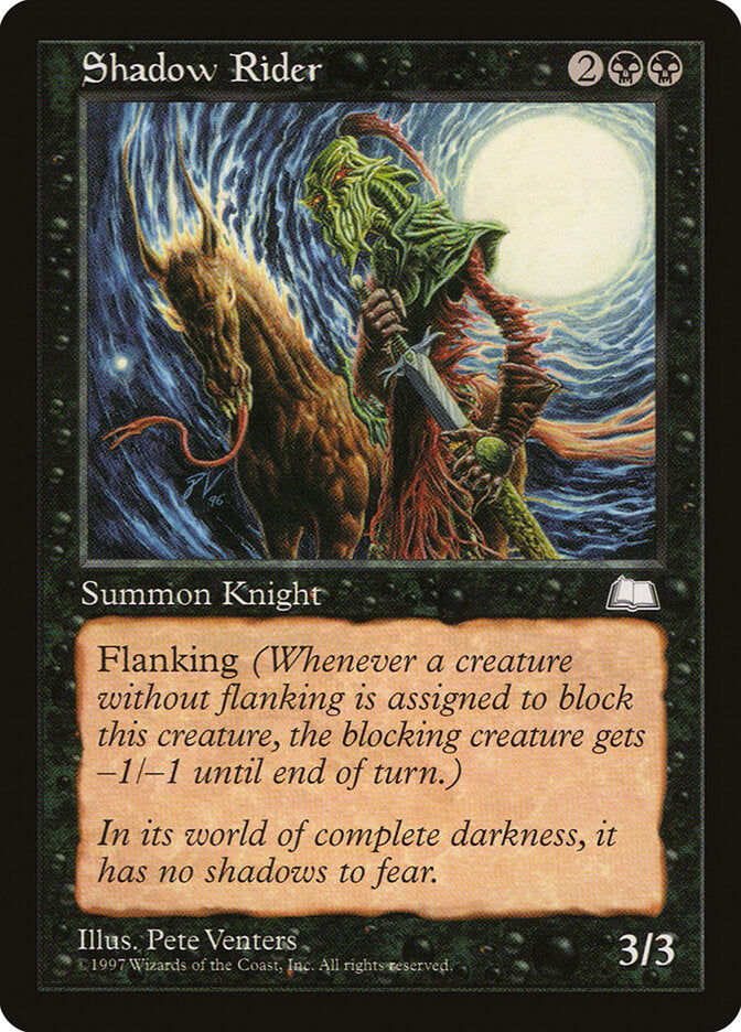 Magic-kaart Shadow Rider WTH-79 uit Weatherlight (Common) Hoofdafbeelding
