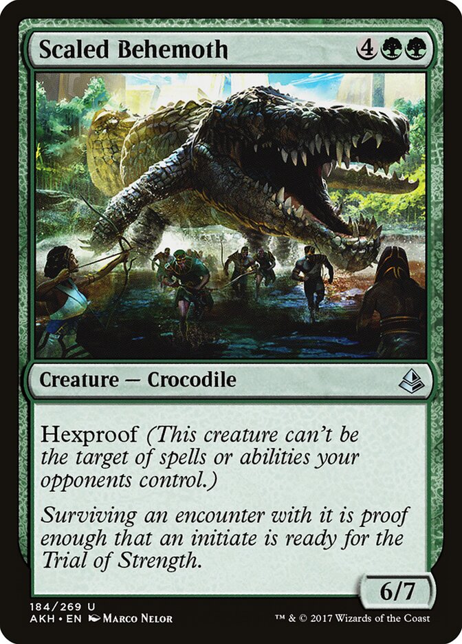 Scaled Behemoth - Amonkhet (Uncommon) [AKH-184] Image principale du produit