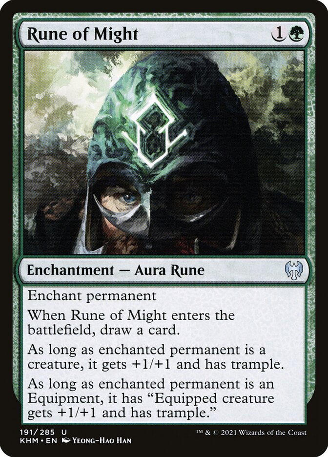 Rune of Might - Kaldheim (Uncommon) [KHM-191]