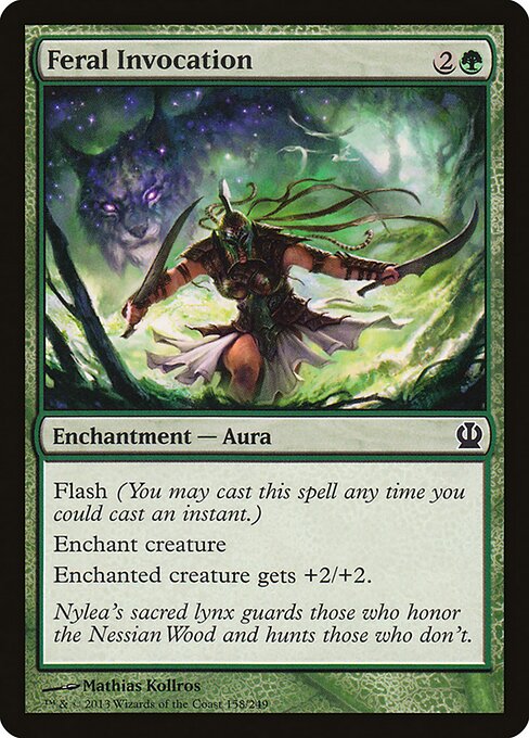 Feral Invocation – Theros (THS-158) Magic: The Gathering card | LC-REM-20260804-15935506776396-5c1f15a2-0058-4188-9696-385fa6974bd4