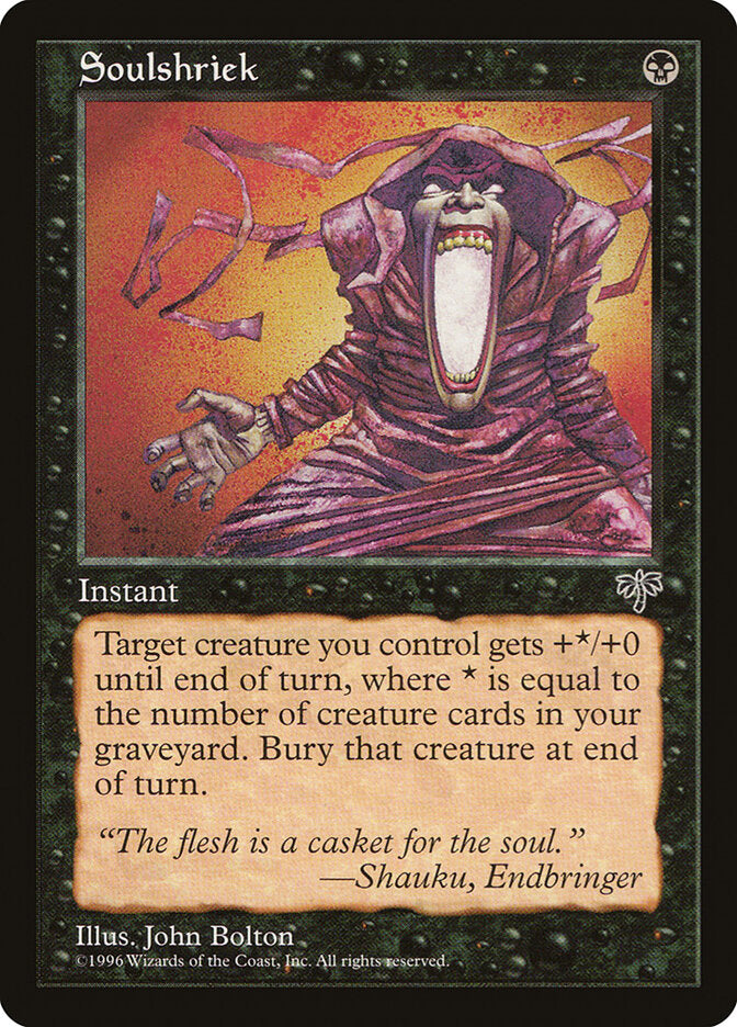 Magic-kaart Soulshriek MIR-145 uit Mirage (Common)