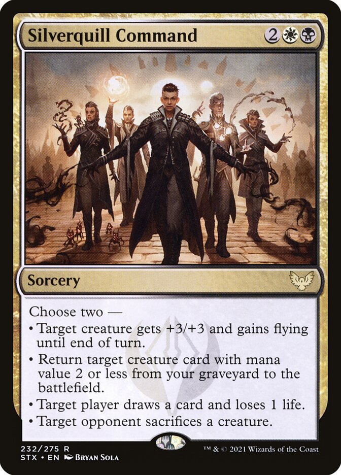Silverquill Command - Strixhaven: School of Mages (Rare) [STX-232]