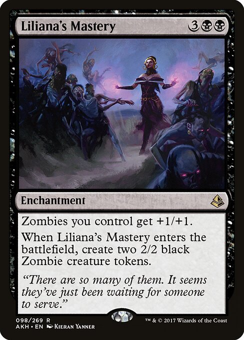 Liliana's Mastery – Amonkhet (AKH-98) Magic: The Gathering card