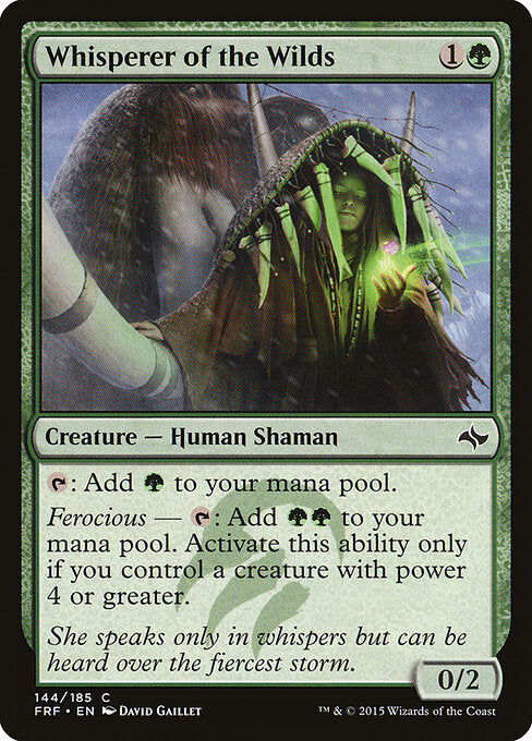 Whisperer of the Wilds – Fate Reforged (FRF-144) Magic: The Gathering card | LC-REM-20260804-15150689091916-5c66d388-b140-4d52-897a-6ac6cd68f980