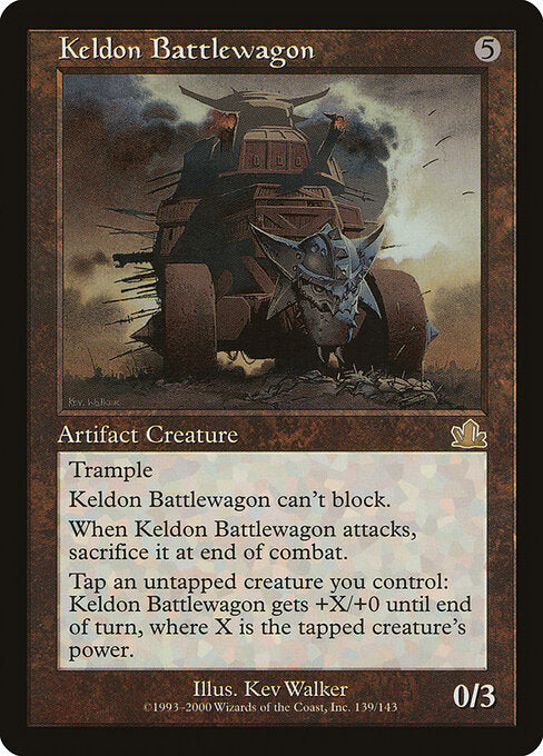 Keldon Battlewagon – Prophecy (PCY-139) Magic: The Gathering card Hoofdafbeelding