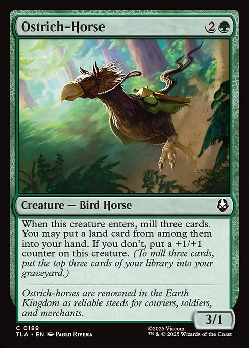 Ostrich-Horse – Magic: The Gathering | Avatar: The Last Airbender (TLA-188) Magic: The Gathering card