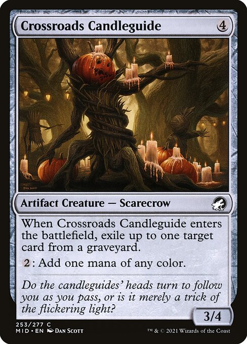 Crossroads Candleguide – Innistrad: Midnight Hunt (MID-253) Magic: The Gathering card