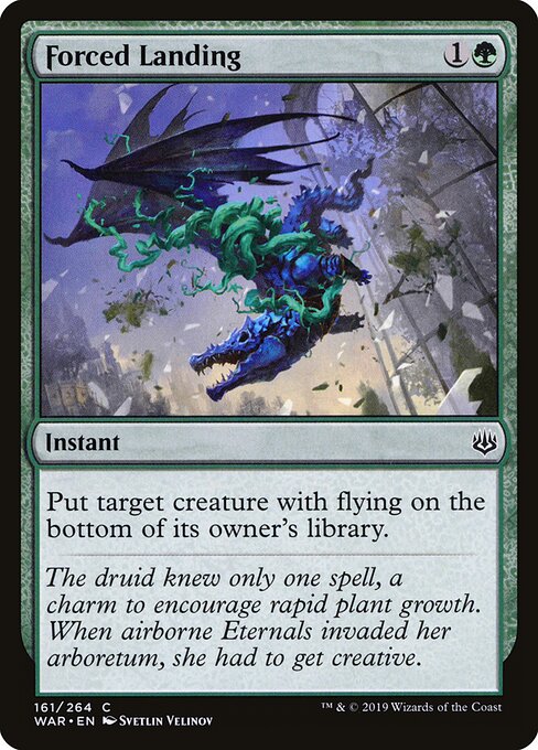 Forced Landing – War of the Spark (WAR-161) Magic: The Gathering card | LC-REM-20260804-15150799126860-5cb319a7-564c-4748-82cf-c26ab110c32c