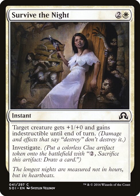 Survive the Night – Shadows over Innistrad (SOI-41) Magic: The Gathering card