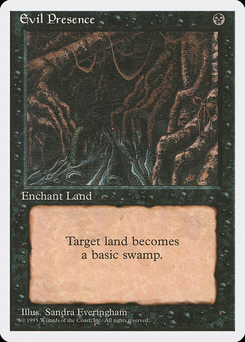 Evil Presence – Fourth Edition (4ED-136) Magic: The Gathering card | LC-REM-20260804-15339556405580-5cbca45f-7b08-408b-9445-e3f2b9563f1b