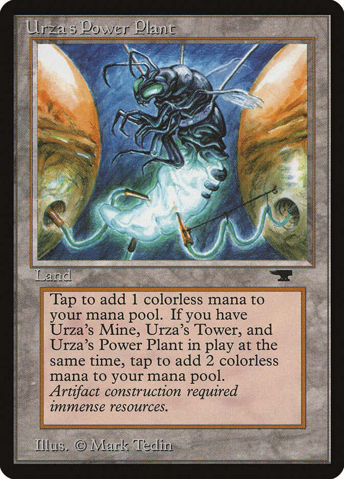 Magic-kaart Urza's Power Plant ATQ-84c uit Antiquities (Common)