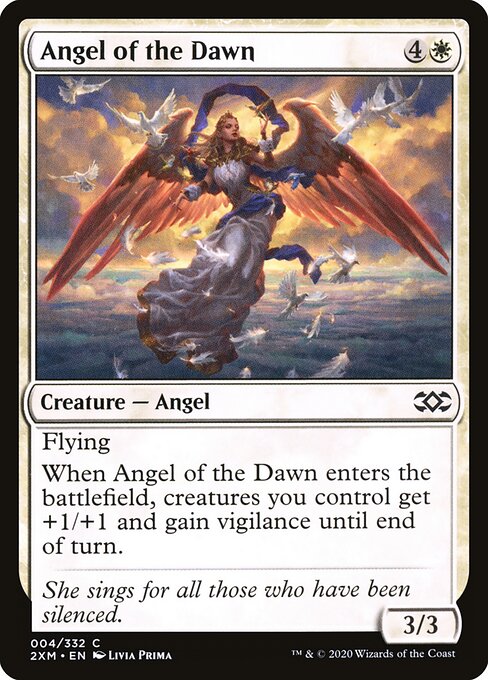 Angel of the Dawn – Double Masters (2XM-4) Magic: The Gathering card Image principale du produit