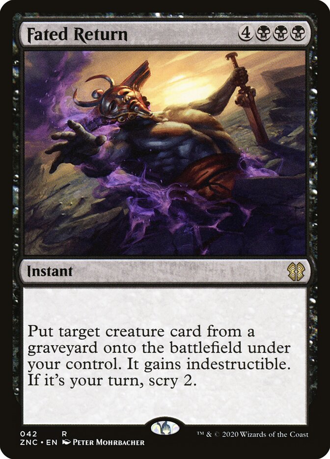 Fated Return - Commander: Zendikar Rising (Rare) [ZNC-42] Main image