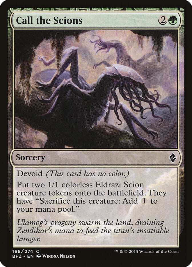 Call the Scions - Battle for Zendikar (Common) [BFZ-165] Image principale du produit
