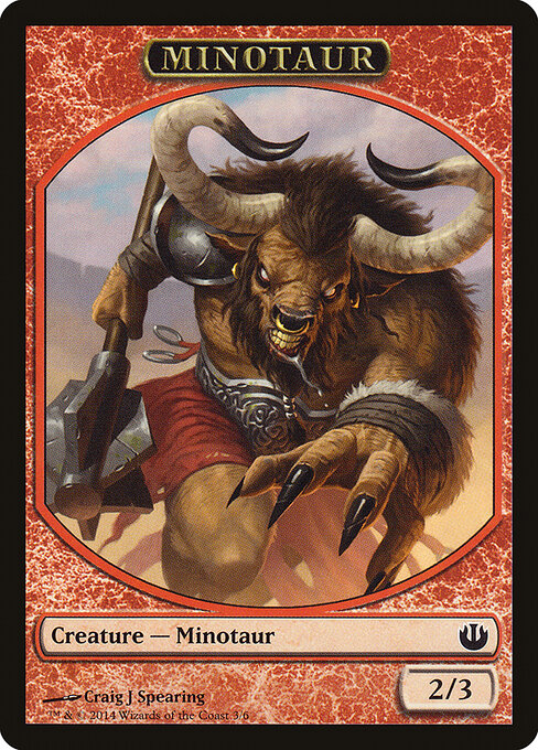 Minotaur – Journey into Nyx Tokens (TJOU-3) Magic: The Gathering card | LC-REM-20260804-15151682552140-5d2a3833-ab5b-4f84-b39c-d0eeb7b474d3 Image principale du produit