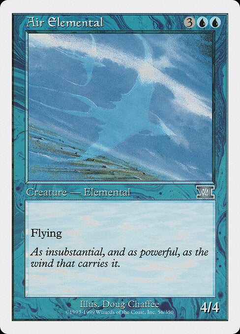 Air Elemental – Classic Sixth Edition (6ED-56) Magic: The Gathering card | LC-REM-20260804-15151819325772-5d31dca7-df16-4a70-8f17-b78d745bac96 Image principale du produit