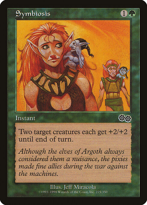 Symbiosis – Urza's Saga (USG-275) Magic: The Gathering card