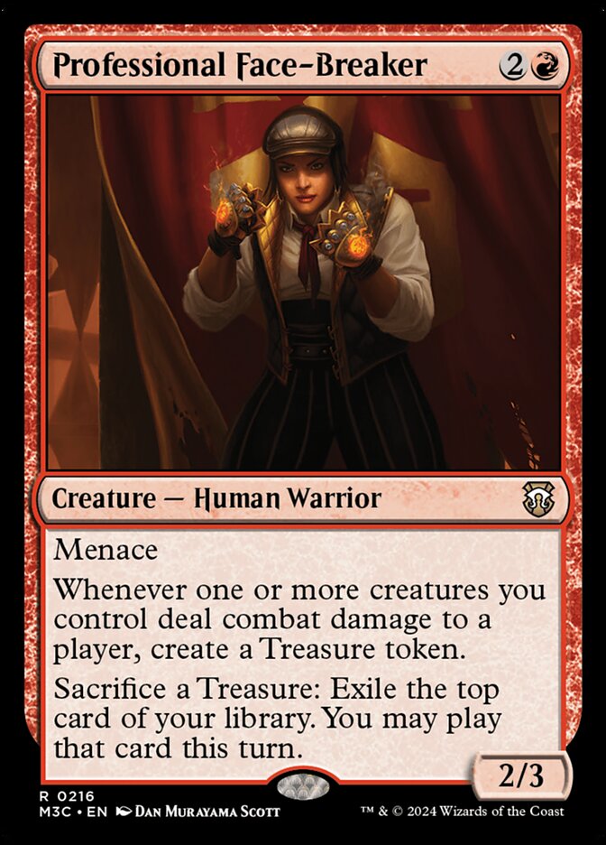 Magic-kaart Professional Face-Breaker M3C-216 uit Modern Horizons 3 Commander (Rare) Hoofdafbeelding