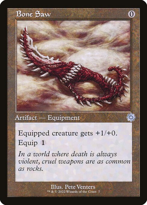 Bone Saw – The Brothers' War Retro Artifacts (BRR-7) Magic: The Gathering card | LC-REM-20260804-15568856645964-5d74a0f3-3db4-444c-a879-f3f3db2e27a0
