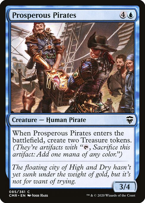 Prosperous Pirates – Commander Legends (CMR-85) Magic: The Gathering card Image principale du produit