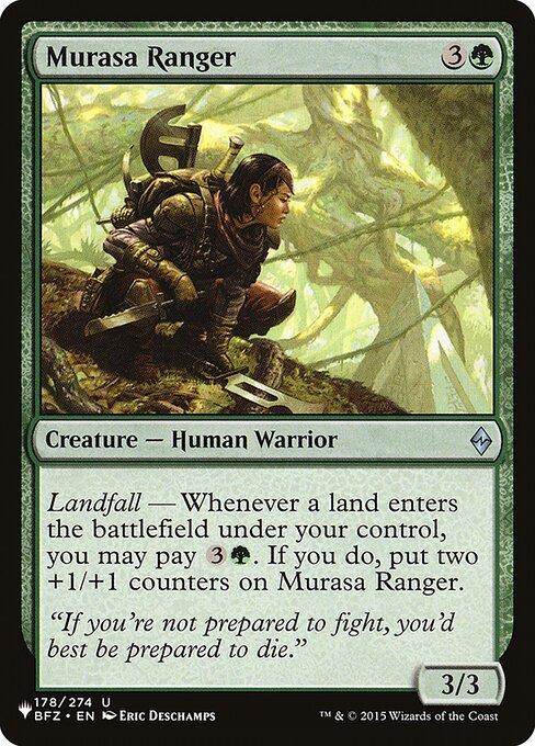 Murasa Ranger – The List (PLST-BFZ-178) Magic: The Gathering card | LC-REM-20260804-15531206082892-5d79f527-6f37-4381-86e6-bd2f782049db Hoofdafbeelding