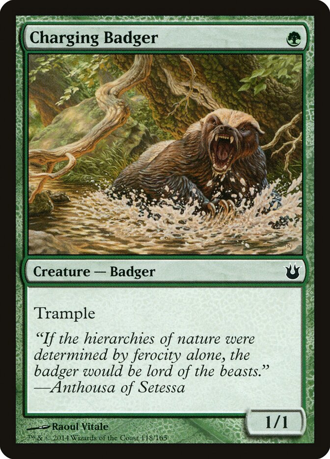 Charging Badger - Born of the Gods (Common) [BNG-118]