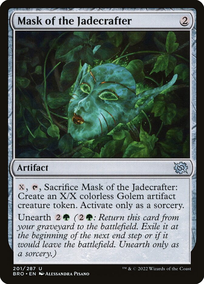 Mask of the Jadecrafter - The Brothers' War (Uncommon) [BRO-201]