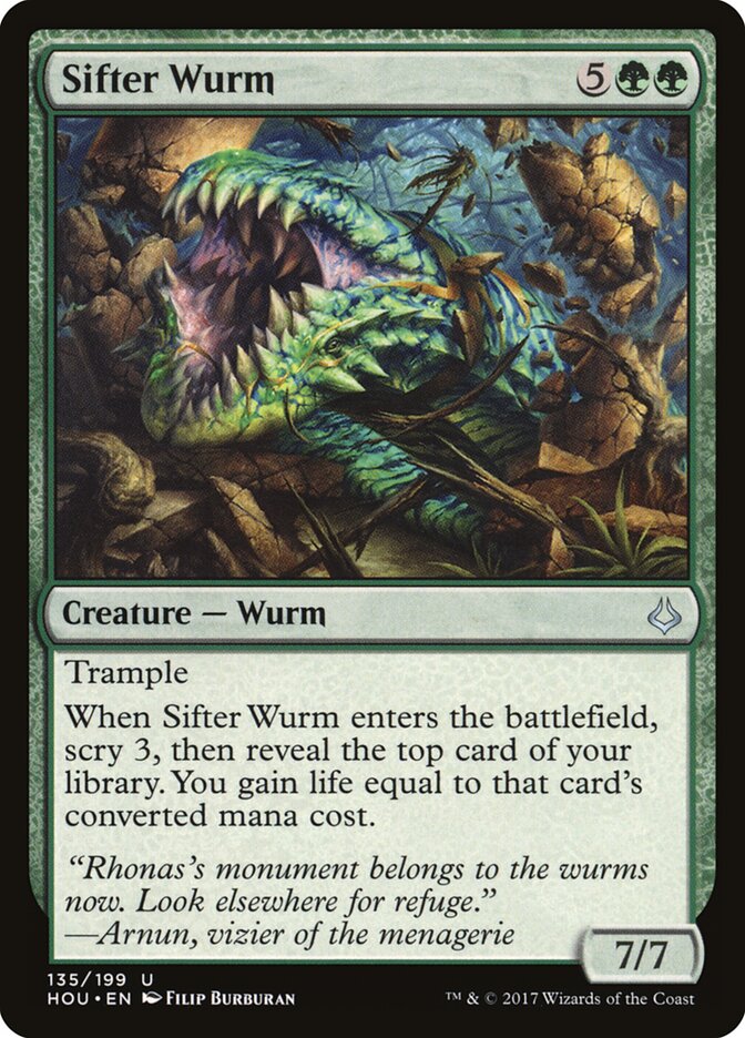 Sifter Wurm - Hour of Devastation (Uncommon) [HOU-135]